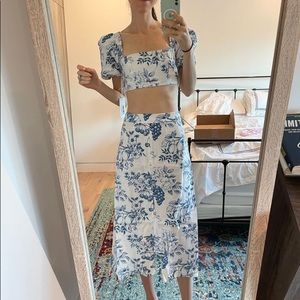 Reformation 2 piece set - worn twice